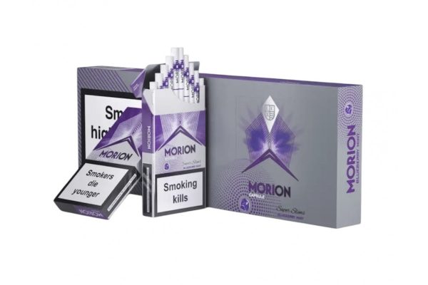 Сигареты Morion Capsule Blueberry Superslim (Морион Черника Кнопка Суперслим) оптом