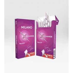Сигареты Milano Change Bloom (Милано Суперслим Кнопка Черника) оптом