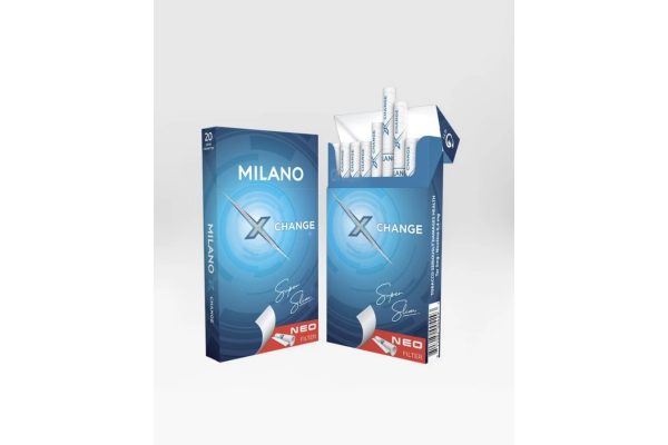 Сигареты Milano Superslim Change (Милано Суперслим Чейндж Кнопка Яблоко-Мята) оптом