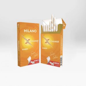 Сигареты Milano Superslim Change Amber (Милано Суперслим Чендж Кнопка Манго) оптом